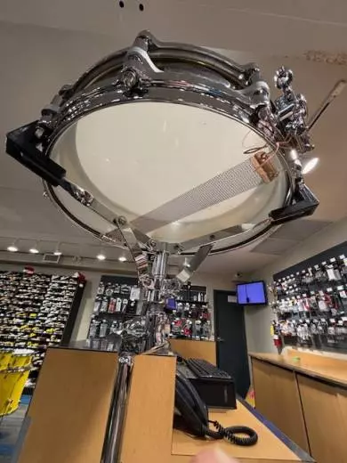 Pearl 14 x 3.5 Brass Free Floating Snare 2